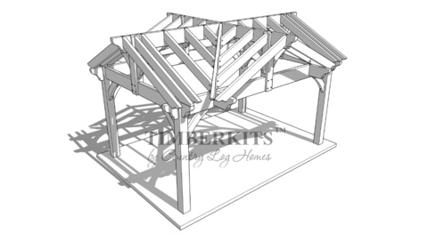 pergola and pavilion custom structure four gable